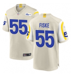 Men's Los Angeles Rams #55 Fiske Braden Bone 2024 Draft Vapor Untouchable Football Stitched Jersey
