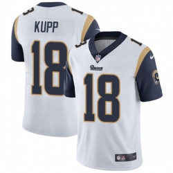 Youth Nike Los Angeles Rams 18 Cooper Kupp White Vapor Untouchable Limited Player NFL Jersey