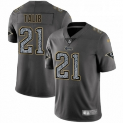 Youth Nike Los Angeles Rams 21 Aqib Talib Gray Static Vapor Untouchable Limited NFL Jersey