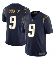 Men Los Angeles Chargers 9 DJ Chark Jr Navy 2024 Vapor Limited Stitched Football Jersey