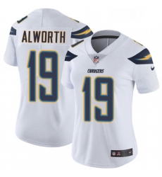 Womens Nike Los Angeles Chargers 19 Lance Alworth Elite White NFL Jersey