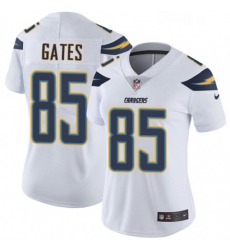 Womens Nike Los Angeles Chargers 85 Antonio Gates White Vapor Untouchable Limited Player NFL Jersey