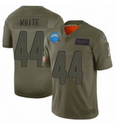 Youth Los Angeles Chargers 44 Kyzir White Limited Camo 2019 Salute to Service Football Jersey