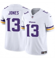 Men Minnesota Vikings 13 Daniel Jones White 2024 F U S E  Vapor Untouchable Limited Stitched Jersey