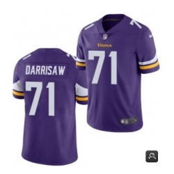 Men Minnesota Vikings 71 Christian Darrisaw Purple 2021 Vapor Untouchable Limited Stitched NFL Jersey