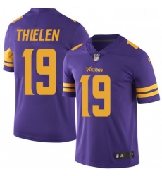 Youth Nike Minnesota Vikings 19 Adam Thielen Elite Purple Rush Vapor Untouchable NFL Jersey