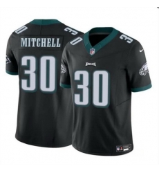 Men Philadelphia Eagles 30 Quinyon Mitchell Black 2024 Draft F U S E Vapor Untouchable Limited Stitched Football Jersey