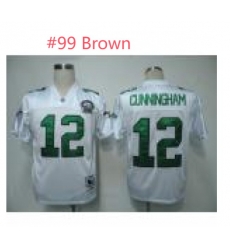 Men Philadelphia eagles Jerome Brown #99  throwback white Stitched NFL Jersey