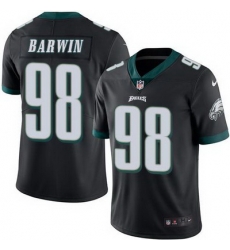 Nike Eagles #98 Connor Barwin Black Mens Stitched NFL Limited Rush Jersey