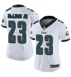 Nike Eagles #23 Rodney McLeod Jr White Womens Stitched NFL Vapor Untouchable Limited Jersey