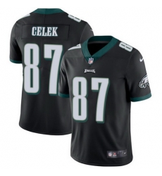 Nike Eagles #87 Brent Celek Black Alternate Youth Stitched NFL Vapor Untouchable Limited Jersey