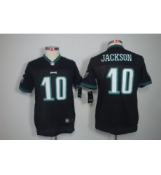 Nike Youth Philadelphia Eagles #10 Jackson Black Color[Youth Limited Jerseys]