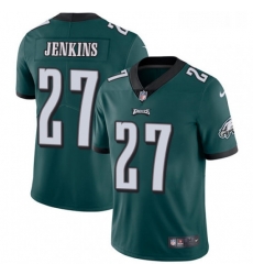 Youth Nike Philadelphia Eagles 27 Malcolm Jenkins Midnight Green Team Color Vapor Untouchable Limited Player NFL Jersey