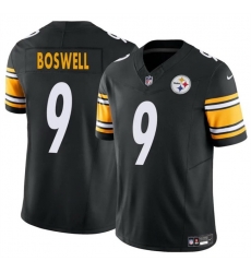 Men Pittsburgh Steelers 9 Chris Boswell Black 2024 F U S E  Vapor Untouchable Limited Stitched Jersey