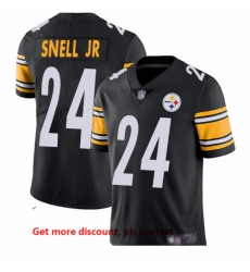 Steelers 24 Benny Snell Jr  Black Team Color Men Stitched Football Vapor Untouchable Limited Jersey