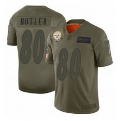 Youth Pittsburgh Steelers 80 Jack Butler Limited Camo 2019 Salute to Service Football Jersey