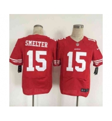 nike nfl jerseys san francisco 49ers 15 smelter red[Elite][smelter]