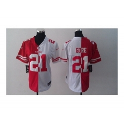 Nike Women San Francisco 49ers #21 Frank Gore white-red[Elite split]