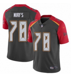 Nike Buccaneers 78 Tristan Wirfs Gray Men Stitched NFL Limited Inverted Legend Jersey