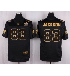 Nike Buccaneers #83 Vincent Jackson Black Mens Stitched NFL Elite Pro Line Gold Collection Jersey