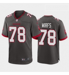 men tristan wirfs tampa bay buccaneers pewter alternate game jersey 2020 