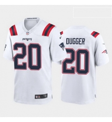 men kyle dugger new england patriots white game jersey 