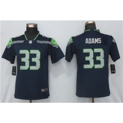 Women Nike Seattle Seahawks 33 Jamal Adams Blue 2020 Vapor Untouchable Jersey