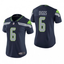 Women Seattle Seahawks Quandre Diggs #6 Green Vapor Limited NFL Jersey