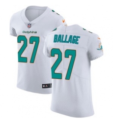 Kalen Ballage Miami Dolphins men Elite Vapor Untouchable Nike Jersey White