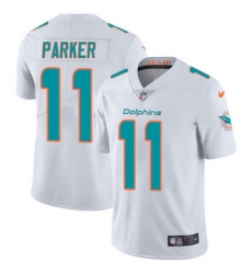 Nike Dolphins #11 DeVante Parker White Mens Stitched NFL Vapor Untouchable Limited Jersey