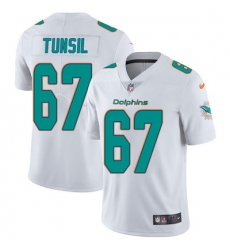 Nike Dolphins #67 Laremy Tunsil White Mens Stitched NFL Vapor Untouchable Limited Jersey