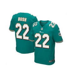 Nike Miami Dolphins 22 Reggie Bush Green Elite NFL Jersey