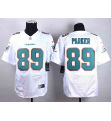 nike nfl jerseys miami dolphins 89 parker white[Elite]