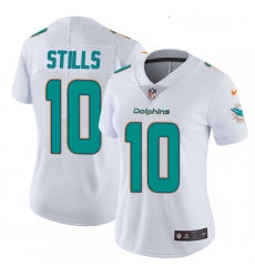 Womens Nike Miami Dolphins 10 Kenny Stills Elite White NFL Jersey