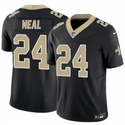 Men New Orleans Saints 24 Devin Neal Black 2025 F U S E Vapor Limited Stitched Football Jersey