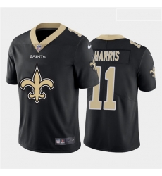 Nike Saints 11 Deonte Harris Black Team Big Logo Vapor Untouchable Limited Jersey