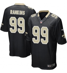 Nike Saints #99 Sheldon Rankins Black Team Color Youth Stitched NFL Elite Jersey