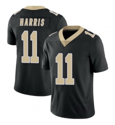 Youth New Orleans Saints Deonte Harris #11 Black Vapor Limited Stitched NFL Colo