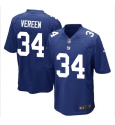 Youth New Giants #34 Shane Vereen Royal Blue Team Color Stitched NFL Elite Jersey