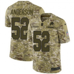 Nike Redskins #52 Ryan Anderson Camo Mens Stitched NFL Limited 2018 Salute To Service Jersey