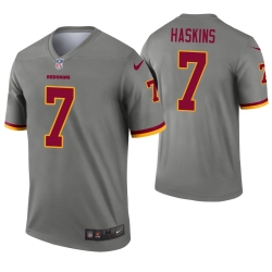 Nike Redskins 7 Dwayne Haskins Jr Gary Inverted Legend Jersey