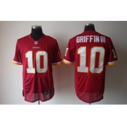 Nike Washington Redskins 10 Robert Griffin III Red Elite NFL Jersey