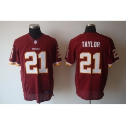 Nike Washington Redskins 21 Fred Taylor Red Elite NFL Jersey