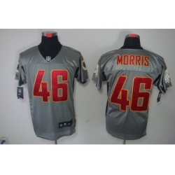 Nike Washington Redskins 46 Alfred Morris Grey Elite Shadow NFL Jersey