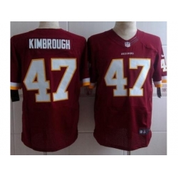 Nike Washington Redskins 47 Jeremy Kimbrough Red Elite NFL Jersey