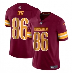 Youth Washington Commanders 86 Zach Ertz Burgundy Vapor Limited Stitched Football Jersey