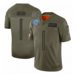 Youth Tennessee Titans 1 Warren Moon Limited Camo 2019 Salute to Service Football Jersey