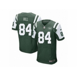 Nike New York Jets 84 Stephen Hill Green Elite NFL Jersey