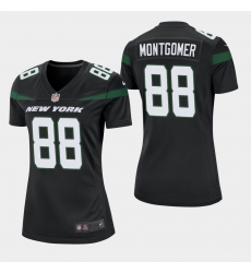 Women New York Jets 88 Ty Montgomery Black Vapor Untouchable Limited Jersey