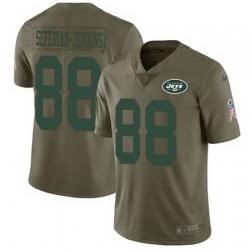 Nike Jets 88 Austin Seferian Jenkins Olive Youth Salute To Service Limited Jersey